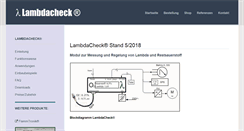 Desktop Screenshot of lambdacheck.de