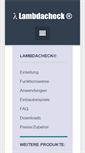 Mobile Screenshot of lambdacheck.de