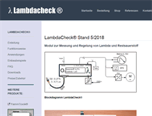 Tablet Screenshot of lambdacheck.de
